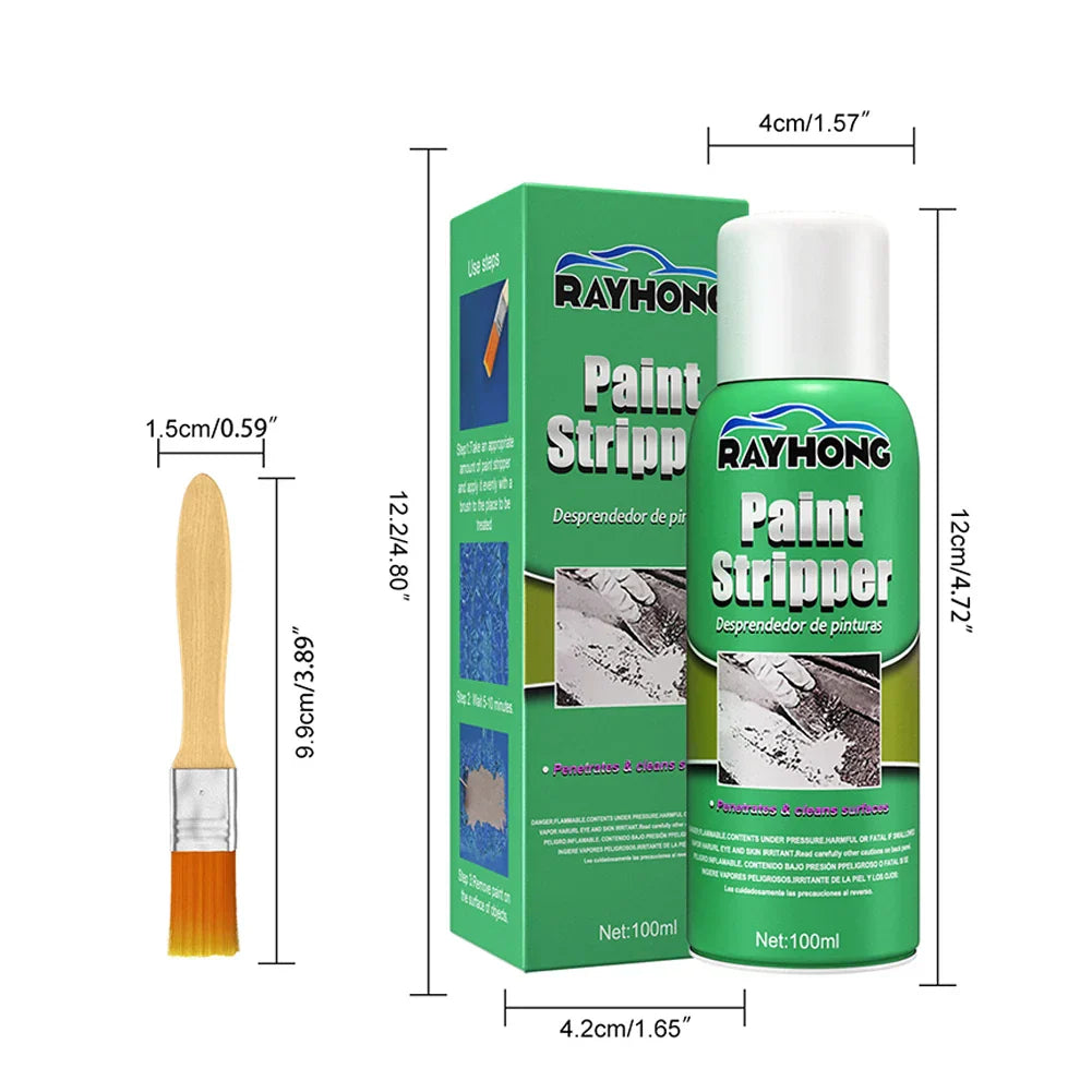 Car Paint Remover 100ml with Brush - High Efficiency