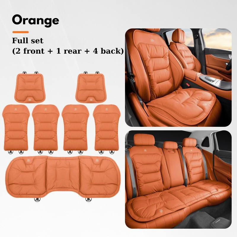 🔥HOT SALE 50% OFF🔥Skin-friendly and anti-fouling leather seat cushions, non-slip seat cushions