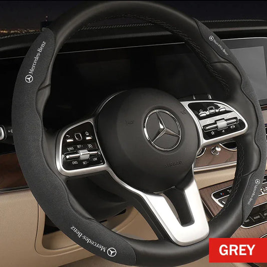 Car Suede Steering Wheel Cover