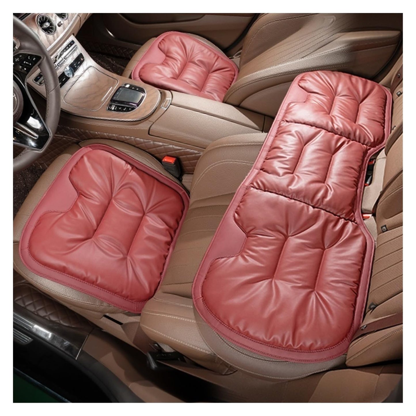 🔥HOT SALE 50% OFF🔥Skin-friendly and anti-fouling leather seat cushions, non-slip seat cushions